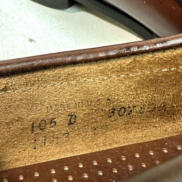 VERY GOOD Cole Haan Buckle Loafer Kiltie Handsewn Moc Made in Maine USA 10.5 D - Picture 10 of 13